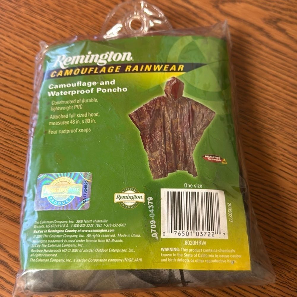 Remington rain wear